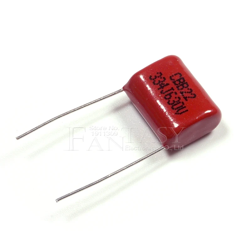 10 шт. 630V334J 0 33 мкФ шаг 15 мм 630V 334 330NF CBB полипропиленовый пленочный конденсатор с