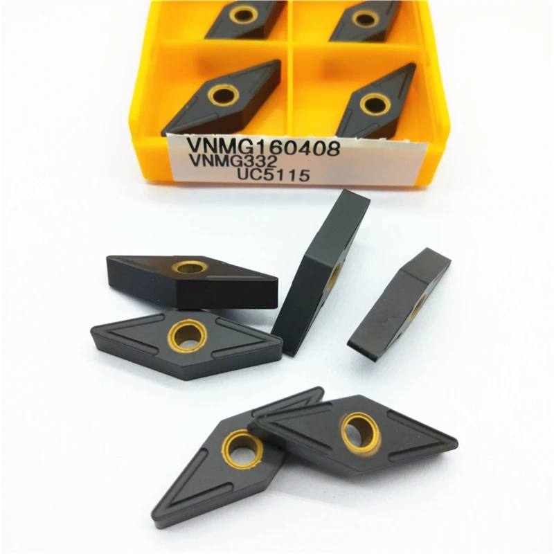 10pcs VNMG160408 UC5115 VNMG332 CNC Carbide Inserts Machine Cutting Tools Milling Cutter |