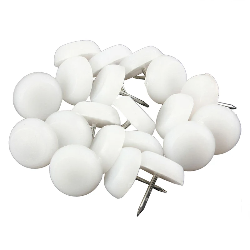 

40x 20mm Felt Feet Pad Skid Glide Nail Protector Furniture Chair Table Leg