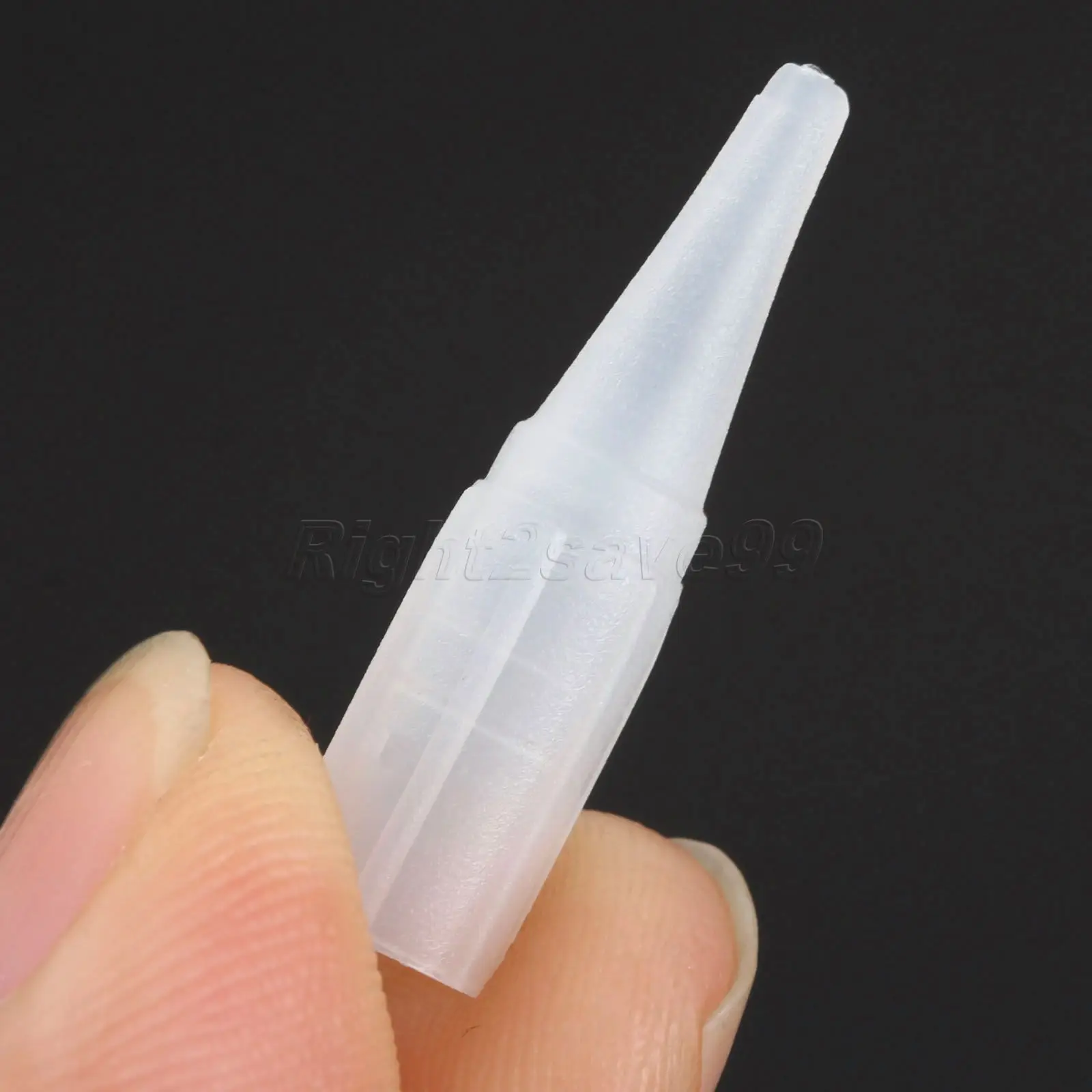 50 шт. 3R брови татуировки острые наконечники с круглым носком колпачки для