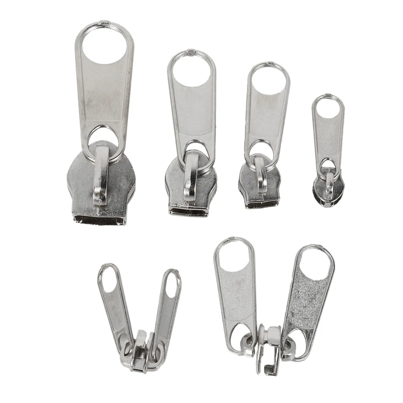 

194 Pieces/Set of Zipper Pull Head Universal Instant Repair Zipper Repair Pull Head Sewing Accessories