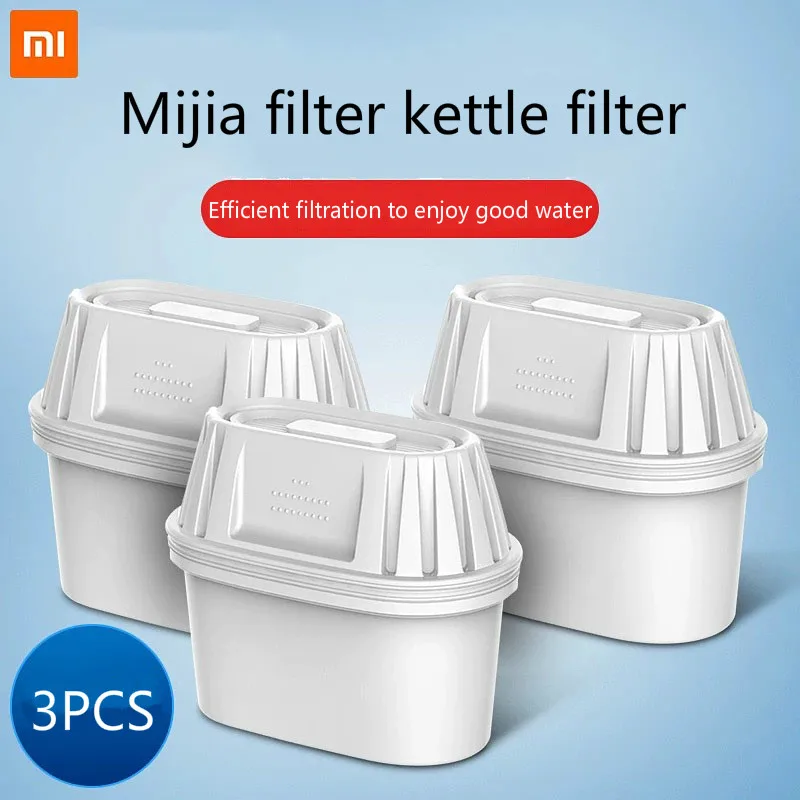

Фильтр для чайника Xiaomi Mijia, бытовой фильтр с активированным углем, несколько фильтров, 3 шт.