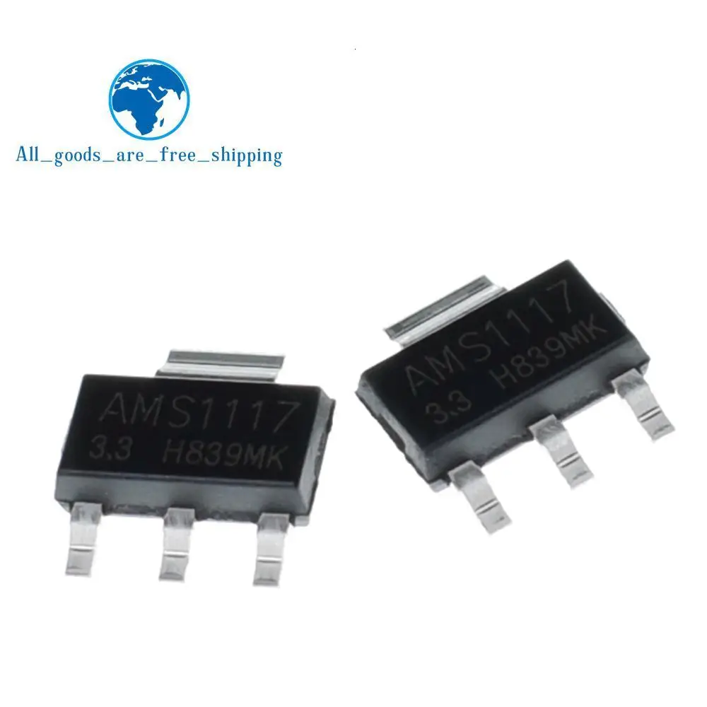 10 шт./лот AMS1117 серии AMS1117-3.3V AMS1117-ADJ AMS1117-1.8V AMS1117-1.2V AMS1117-5.0V AMS1117-2.5V AMS1117-3.3 AMS1117-5.0