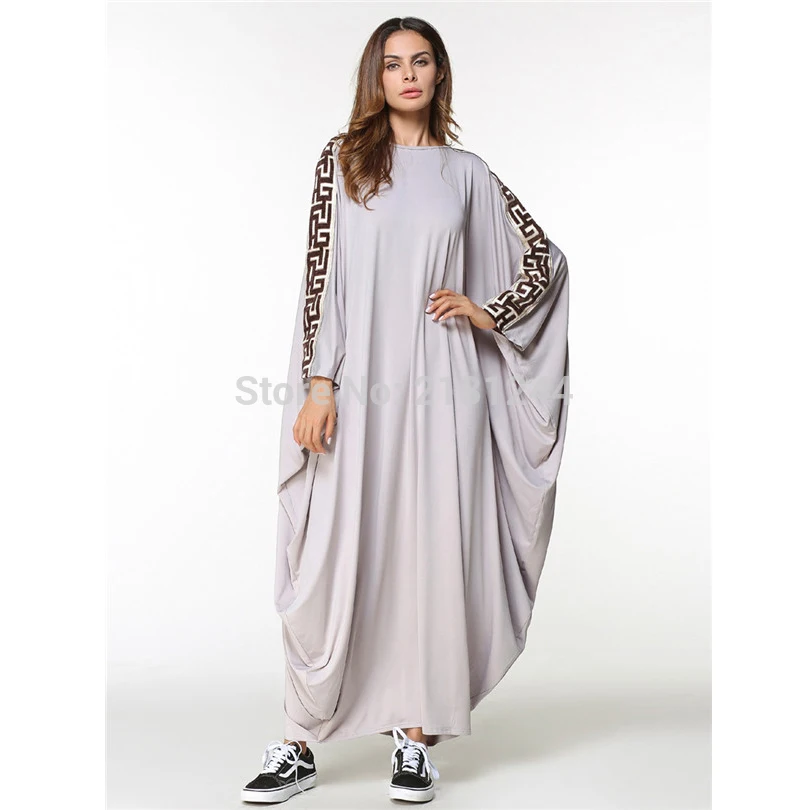 Размера плюс качество Новые Арабские элегантные свободные Кафтан Абая Исламская