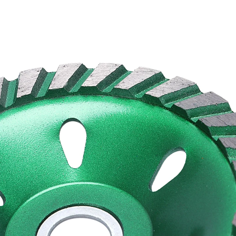 

1Pc 4 Inch Concrete Diamond Wheel Green Diy Grinding Disc For Cutting Marble Granite Ceramic