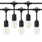 Уличная светодиодная гирлянда Thrisdar S14, 15 м, 15 шт., E27, 2 Вт