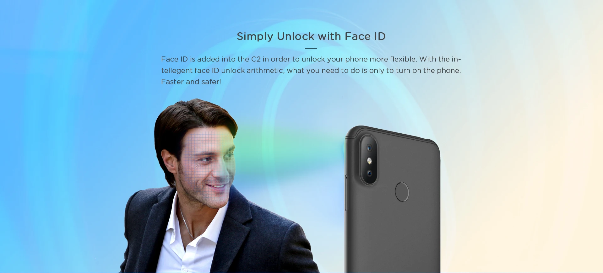 HOMTOM C2 4G смартфон 5," Android 8,1 четырехъядерный процессор MTK6739 2 Гб ОЗУ 16 Гб ПЗУ отпечаток пальца лица ID мобильный телефон