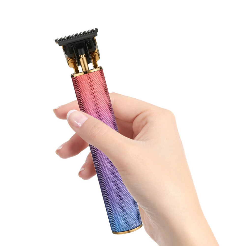 

Electric Pro Trimmer Men Hair Clipper Carving Metal Low Noise USB Charging KG66