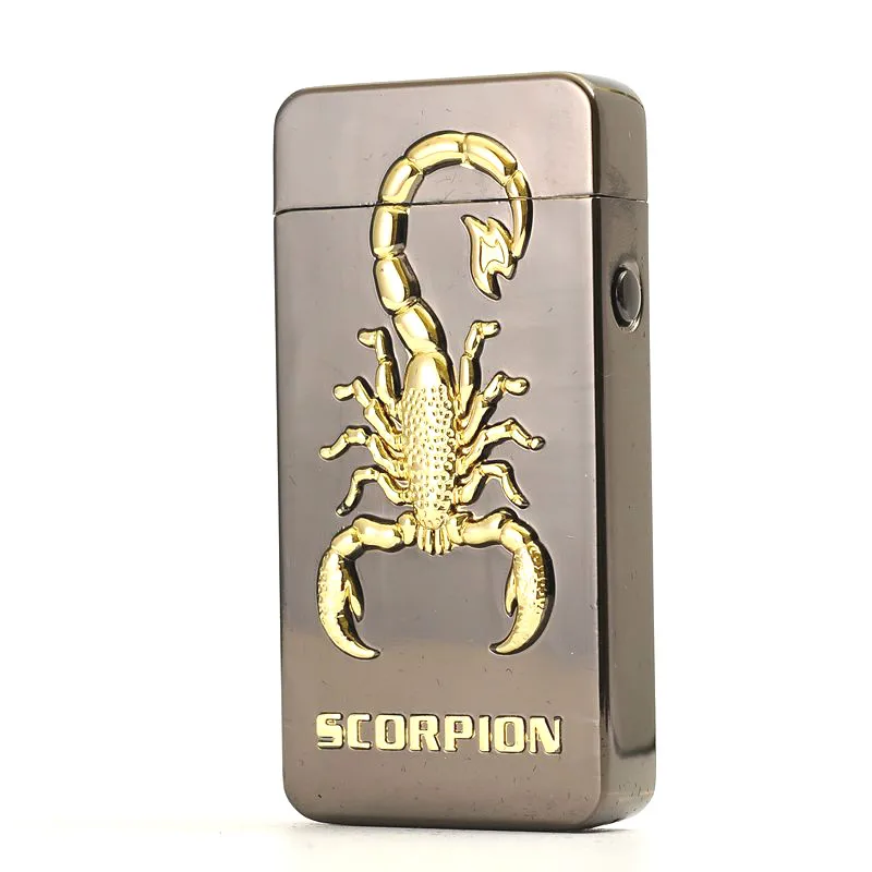 Зажигалка для курения зажигалка с двойной дугой и зарядкой от USB беспламенная