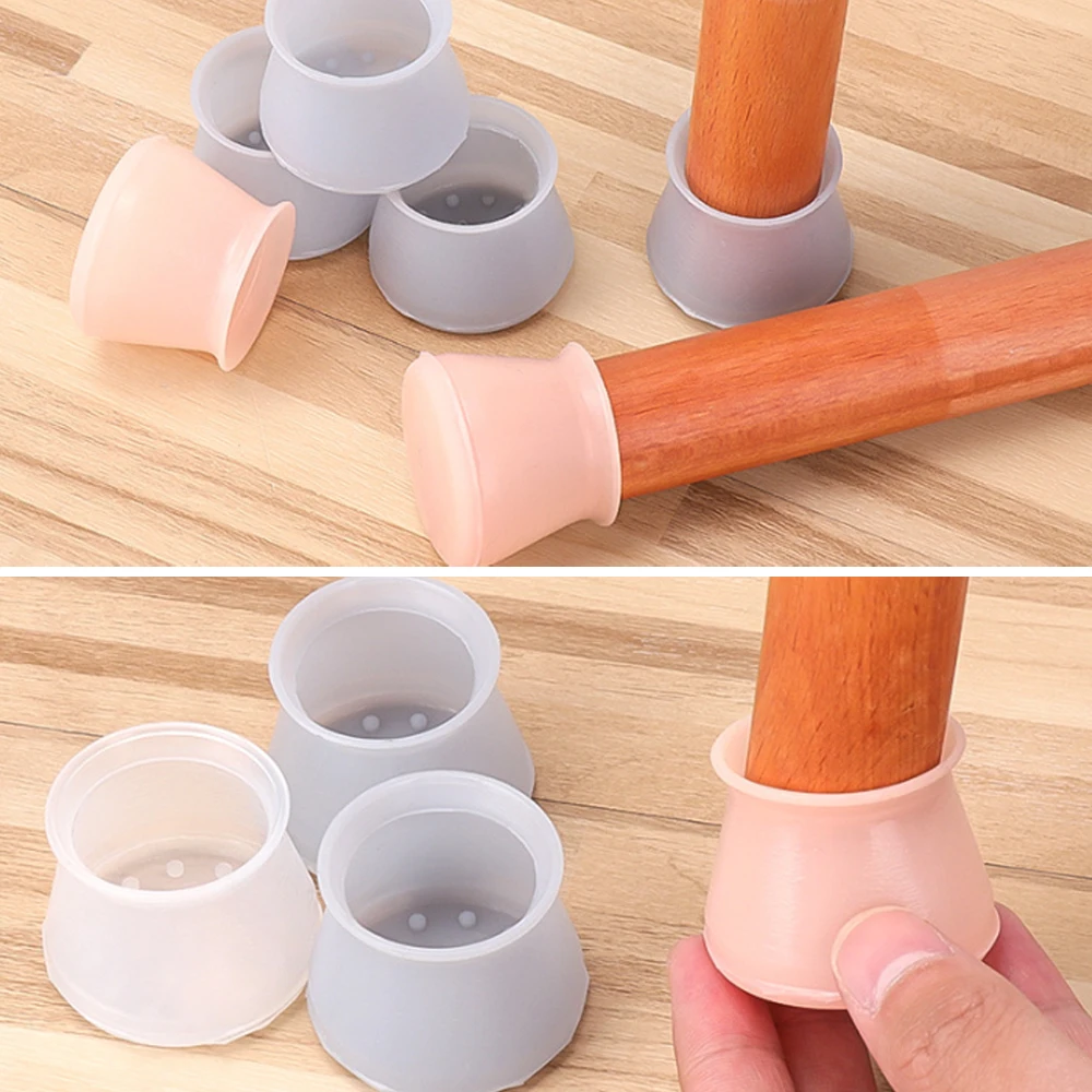 1/4/8PCs Furniture Table Chair Leg Feet Cover Protector Pads Non-slip Caps Foot Protection Bottom |