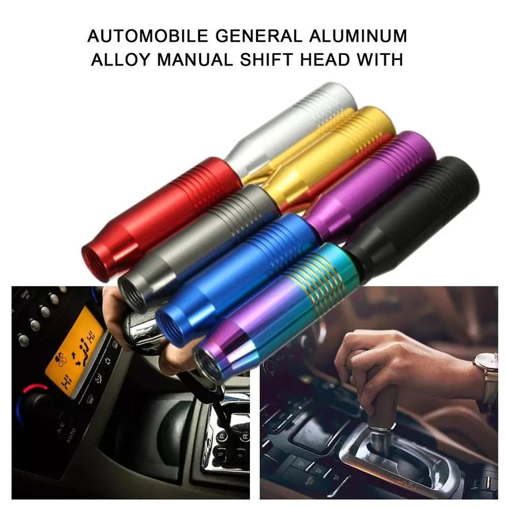 

7 Color Universal Car Manual Gear Shift Knob Stick Manual Transmission Gearstick Lever Shifter Knob For Car Extended Shift Gear