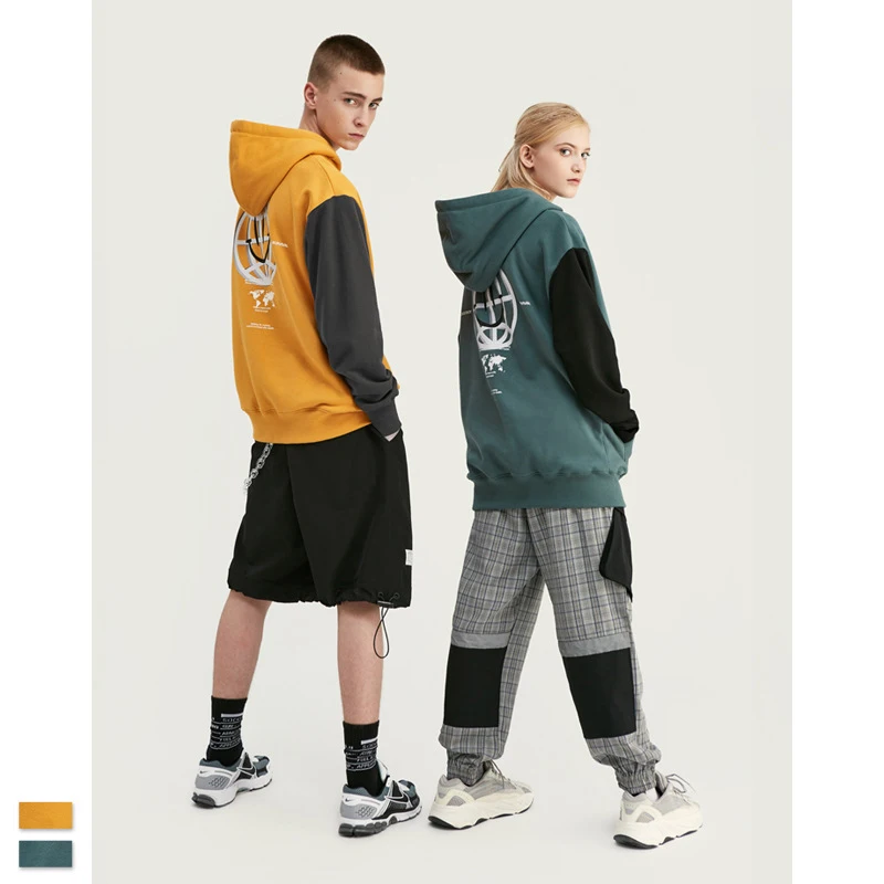 Пуловер с принтом смайлика VIMASS модная Толстовка для экстремальных мужчин