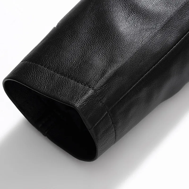 Мужская кожаная куртка весна осень 2020 мужская из натуральной овчины уличная