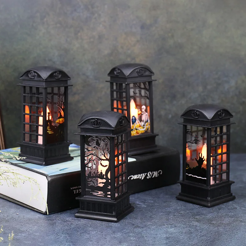 Хэллоуин Ночник светильник Тыква фонарь Ретро Изысканная форма Безопасный