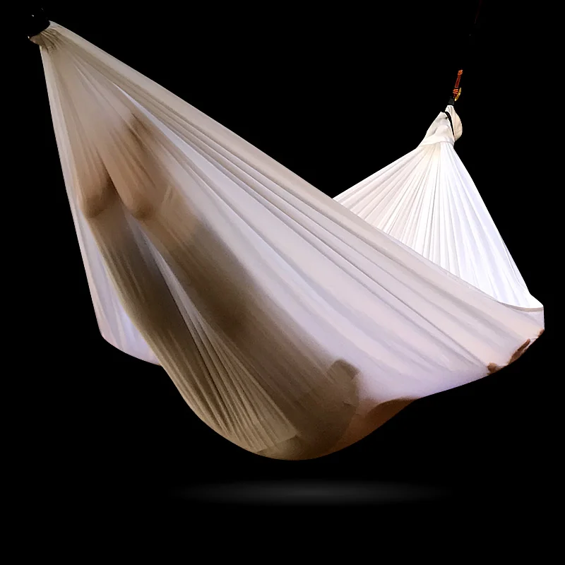 

Camping Hammock Double Camp Hamac Portable Lightweight Nylon Fabric for Outdoor Travel Suspension Handy Hammoc260*140cm