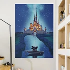 Disney мечта плакат с замком с Disney land Картина на холсте с Микки-Маусом и Минни-Маус Wall Art Гостиная украшение дома