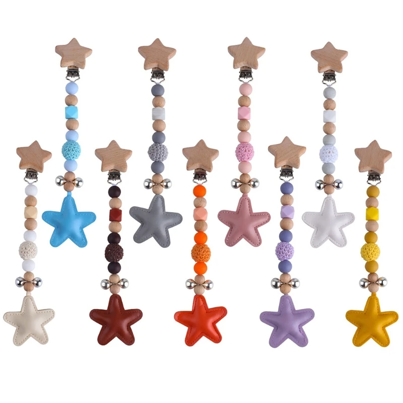 

Baby Pacifier Clip Chain Silicone Beads BPA Free DIY Dummy Nipple Holder Soother 24BE