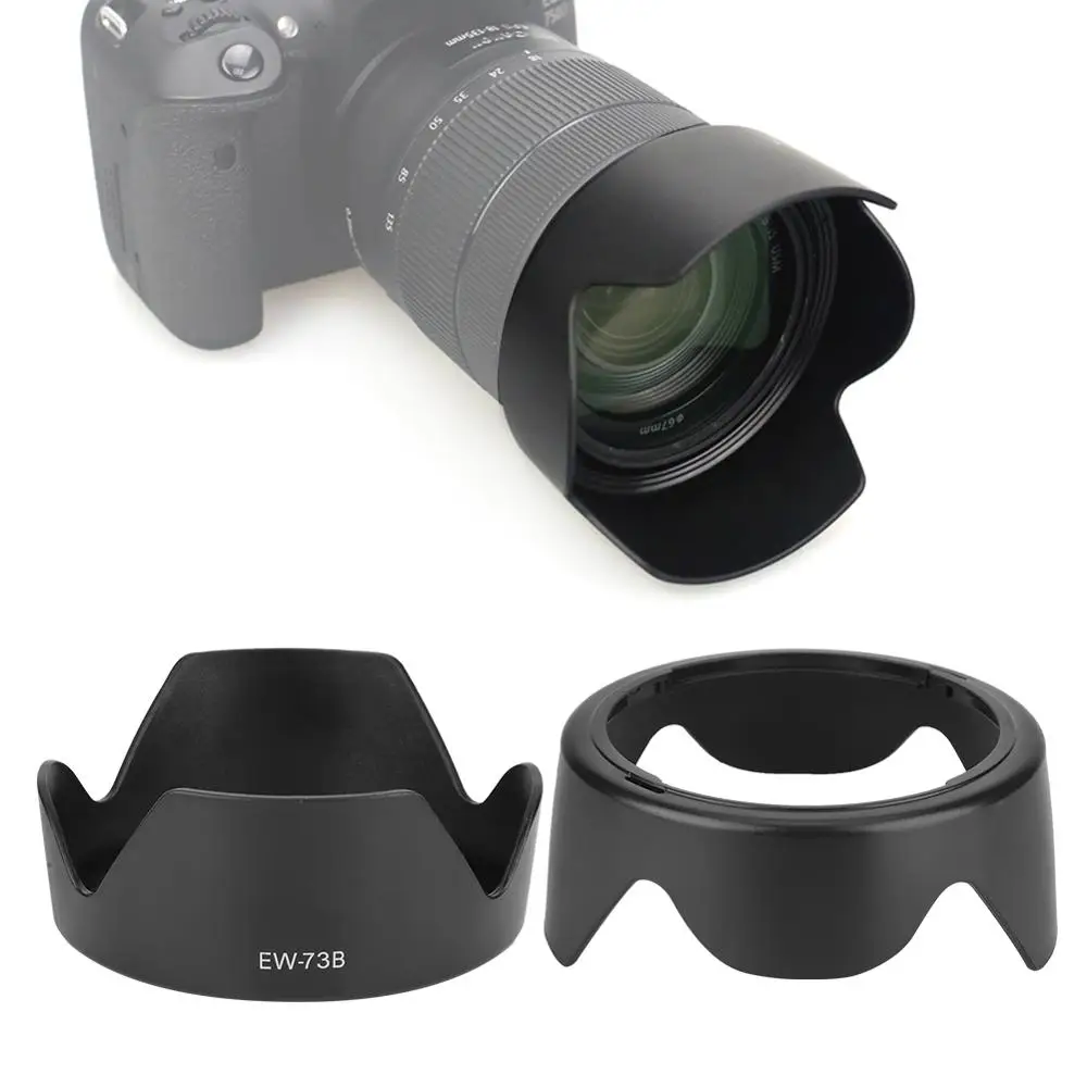 Фотокамера с креплением бленда для объектива Canon EW-73B 17-85 f/4-5 6 IS USM пластиковая