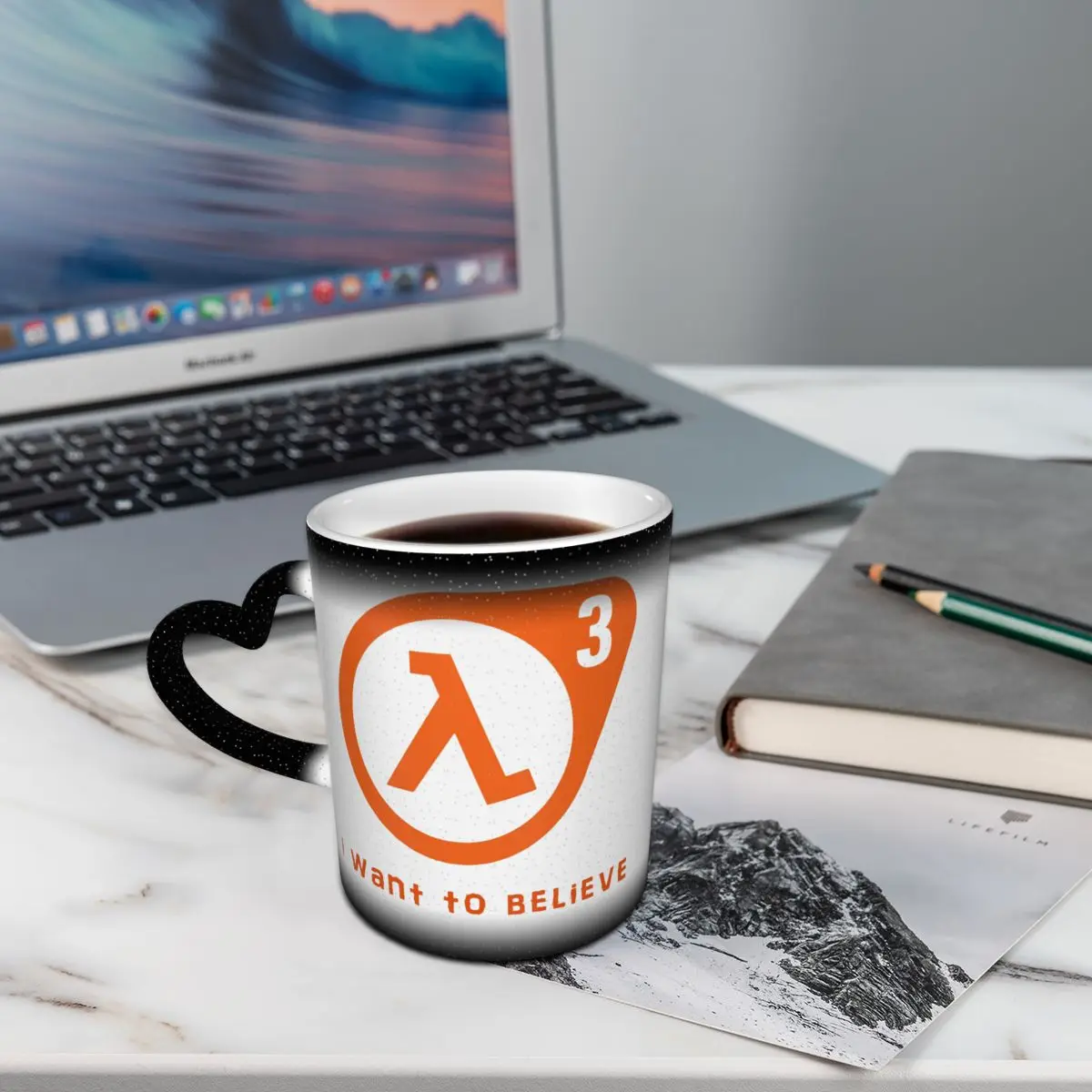 Я хочу верить кружка дешевая кавайная керамическая меняющие цвет чашки | Дом и