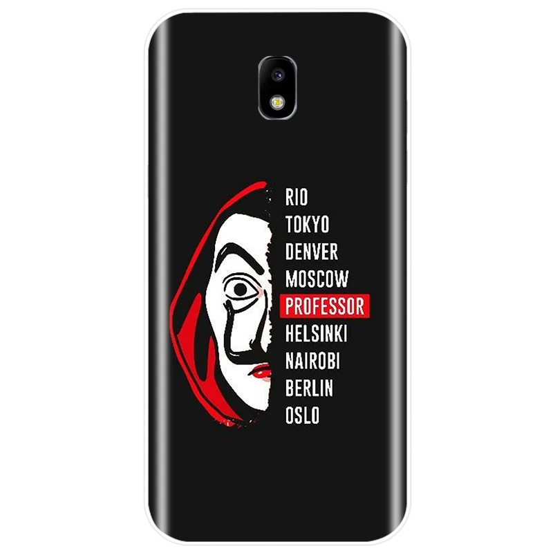 La casa de papel ТВ новоприбывшие крышка ТПУ чехол для телефона для samsung Galaxy J3 J4 J5 J6 J8 J5 J7 J5 J7