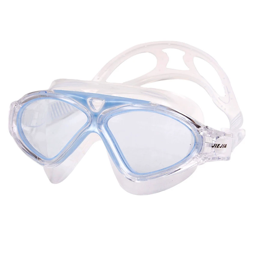 Очки для плавания взрослых с защитой от УФ-излучения Регулируемые Прозрачные