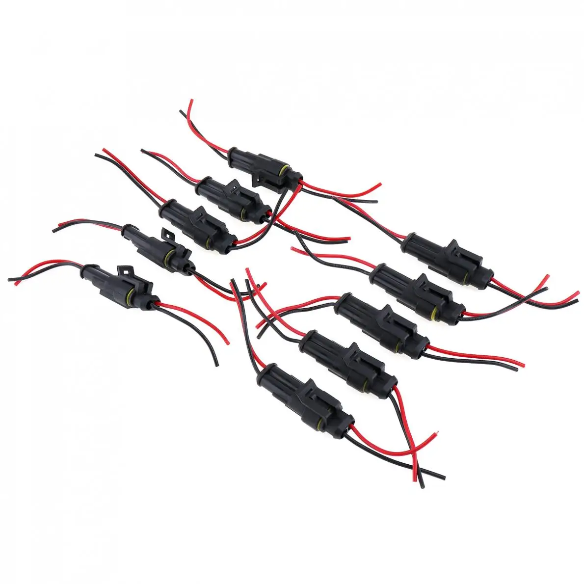 10 шт./лот 2 Pin Мужской и женский провод разъем водонепроницаемый Электрический