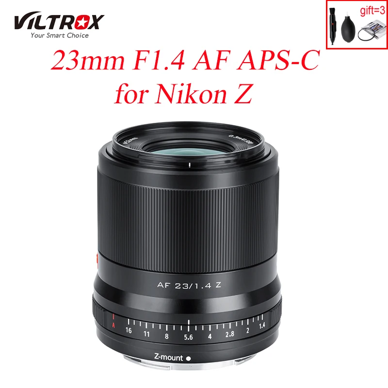 

Viltrox 23 мм F1.4 автофокус широкоугольный объектив APS-C SMT для Nikon Z Mount Mirrorless Camera Z fc ZFC Z50 Z5 Z6 Z6 II Z7 Z7 II