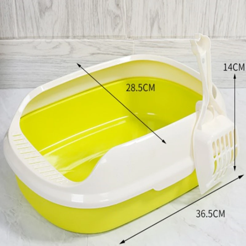 

Pet Dog Toilet Cat Litter Box Cat Dog Tray Teddy Anti-Splash Toilette with cat litter shovel Puppy Cat Indoor Home Sandbox
