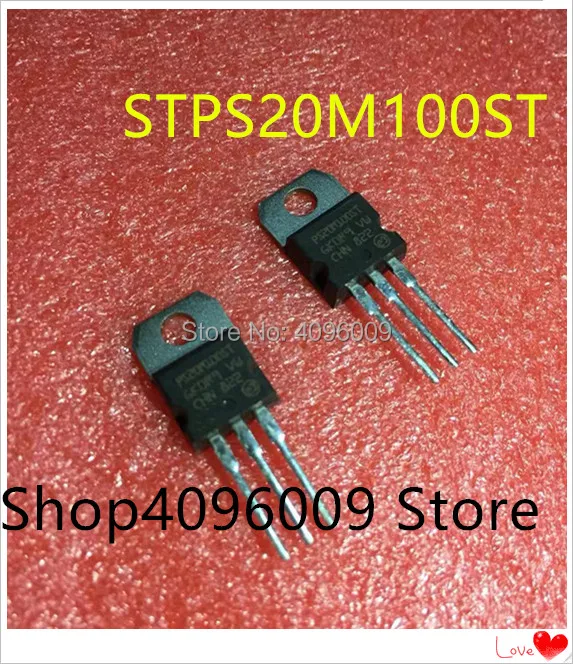 

10pcs/lot STPS20M100ST STPS20M100 PS20M100ST TO-220