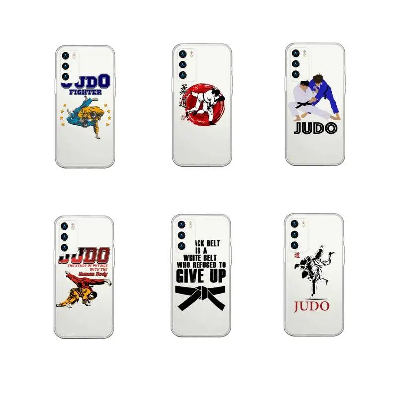 

Judo Jiu Jitsu BJJ Phone Case Clear For Xiaomi Mi 11 Samsung A 51 50 71 70 Note S 21 20 10 i OnePlus 9 8T 7 Pro Lite Plus Ultra