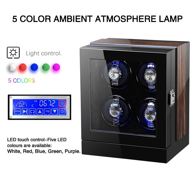 Коробка для намотки часов механический автоматический намоточный дисплей