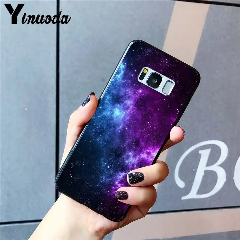 Yinuoda space для galaxy universe Star Dark чехол для телефона чехол для samsung galaxy S9 S10 Plus S10E S6 S7 S8 S9 S9Plus S5 M10 - Цвет: A7