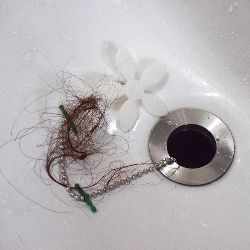 

2/4 Pcs Plug Sink Strainer Hair Catcher for Shower Drains Bath Basin Plug Hole Strainer Bathroom Accessories