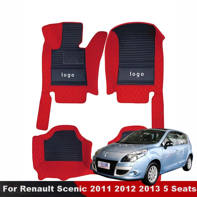 

Кожаные коврики под заказ для Renault Scenic 2011 2012 2013