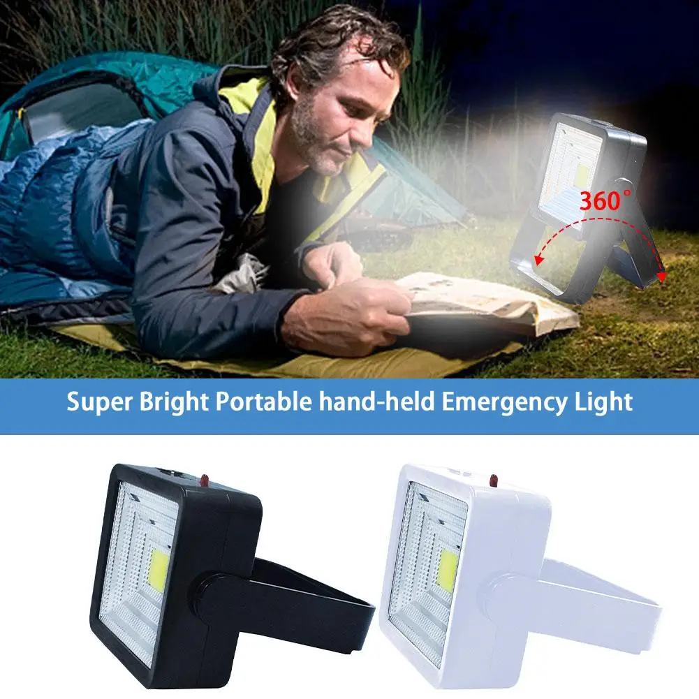 Светодиодный светильник на солнечной батарее супер яркий портативный ручной