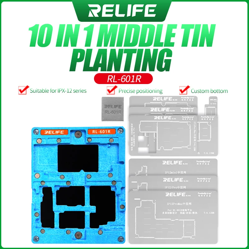 

Набор уплотнительных платформы для Центральная доска 10 в 1 RL-601R для iPhone X/XR/XS Max/11/11 Pro/11 Pro Max/12/12 Pro/12 Pro Max