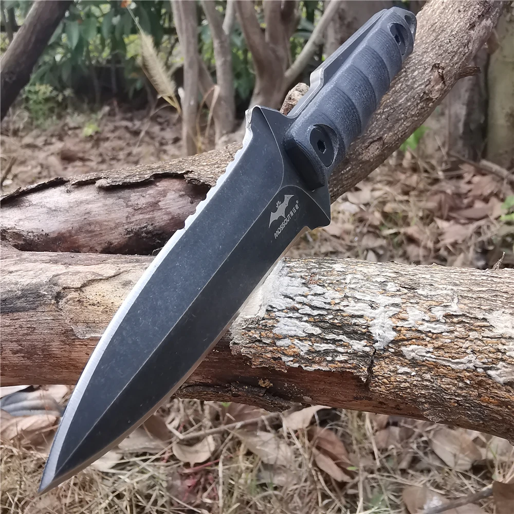 D2 карманные тактические ножи острый нож для защиты рукоятка G10 фиксированное