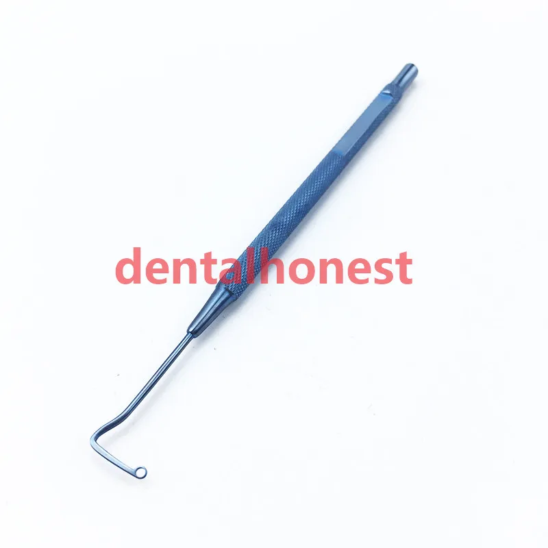 1 шт. хирургические инструменты Титан сетчатки Отслойка крюк офтальмологический прибор для улучшения кожи вокруг глаз