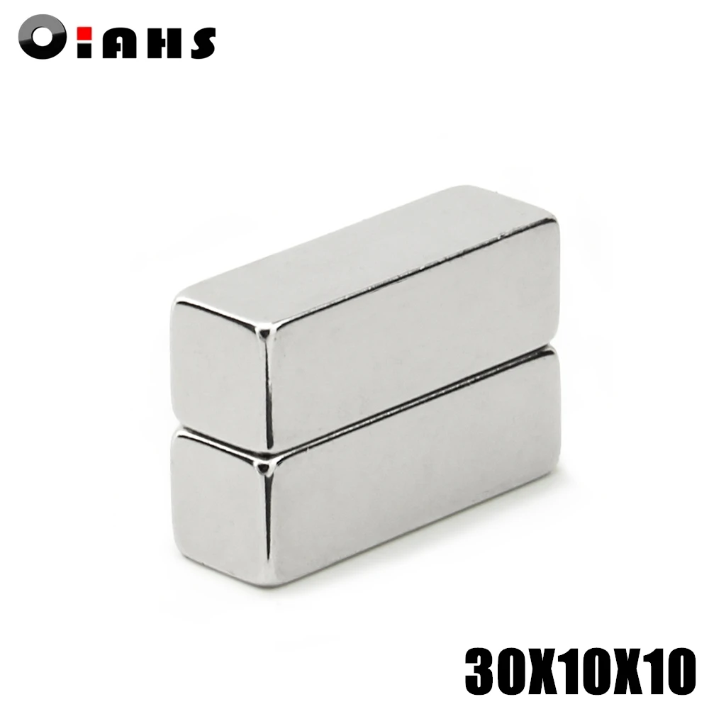 Сверхмощный редкоземельный блок неодимовый магнит NdFeB N35 F30 * 10*10 мм 100 шт. f30x10x10