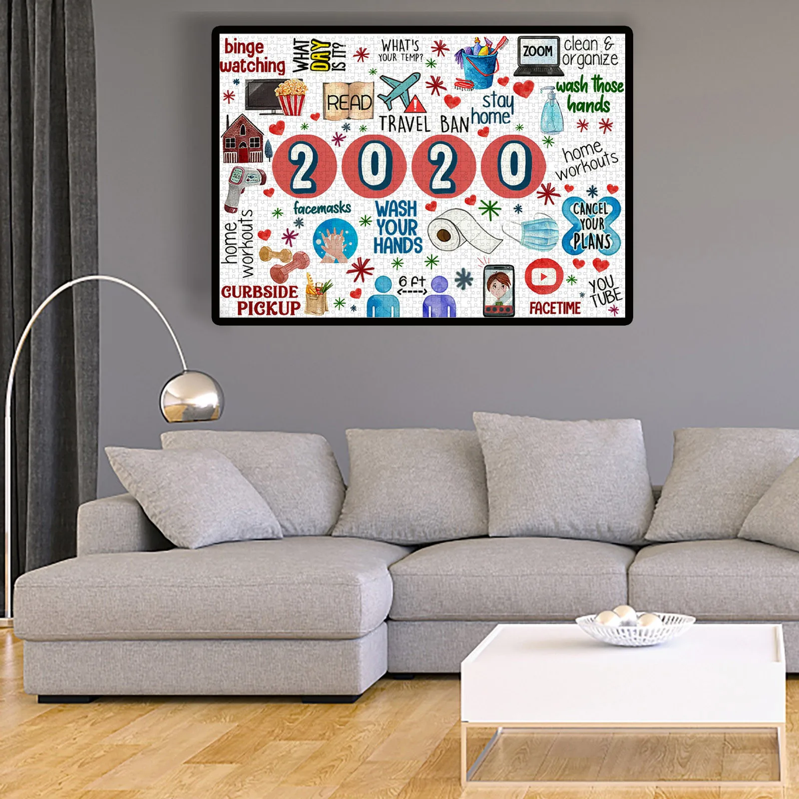 

Kid 500 Piece Christmas 2020 Paper Puzzle Adult Children Toys Family Gift Puzzles Intelligence Kids Early Educational toy#50