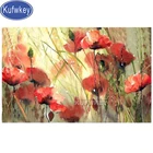 Алмазная мозаика Красные маки алмазная живопись Распродажа Сумка Алмазная вышивка полный квадрат круглые дрели 3d картины для домашнего искусства
