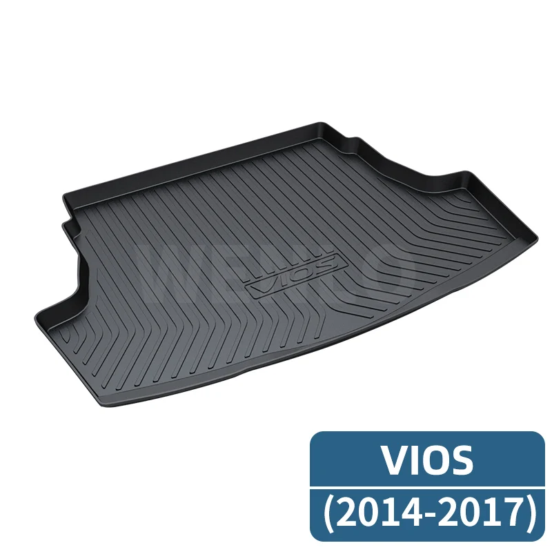 

For Toyota VIOS FS YARIS-L REIZ 2014 2015 2016 Trunk Storage Mats Rear Car Cargo Liner Tray Waterproof Covers Interior Parts