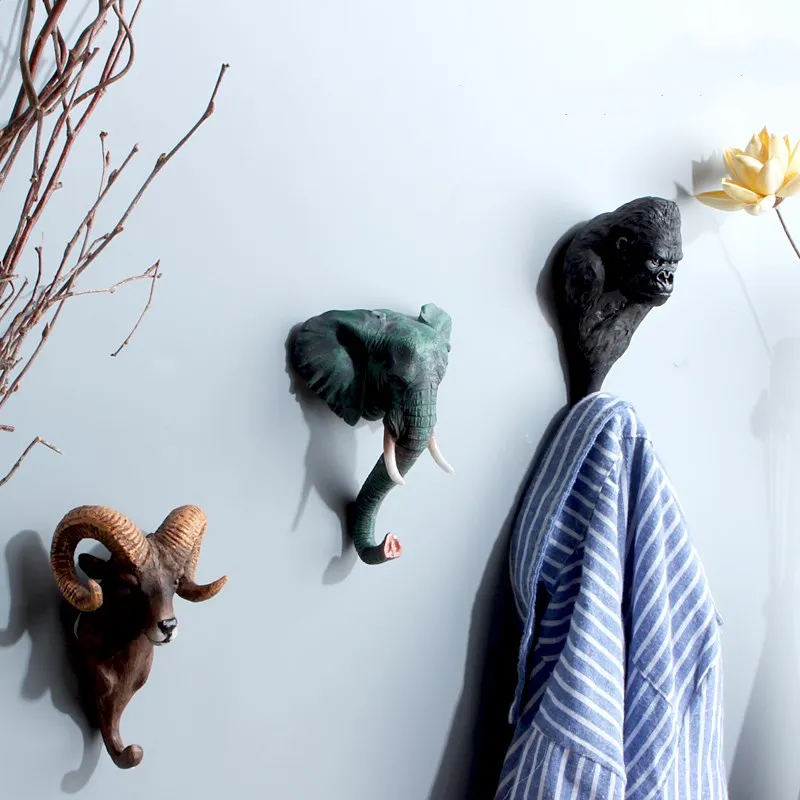 1 шт. жираф слон Зебра орангутанг Пижама Антилопа олень крючки в форме животных