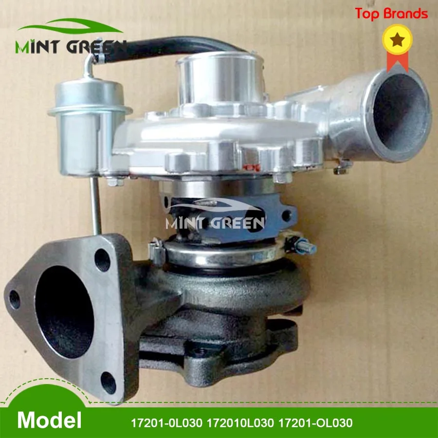 

Турбонагнетатель 2001- 2KD-FTV 17201-0L030 172010L030 17201-OL030 для Toyota, Hilux, LandCruiser Hiace 2.5L CT16
