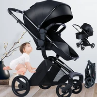 2020 new stroller aluminum alloy frame oxford cloth portable folding high landscape two way push suspension baby stroller