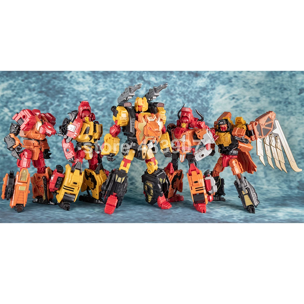 Экшн-фигурка JinBao G1 MMC предписывающая Feral Rex predbeacon 5 в 1 большая Роботизированная