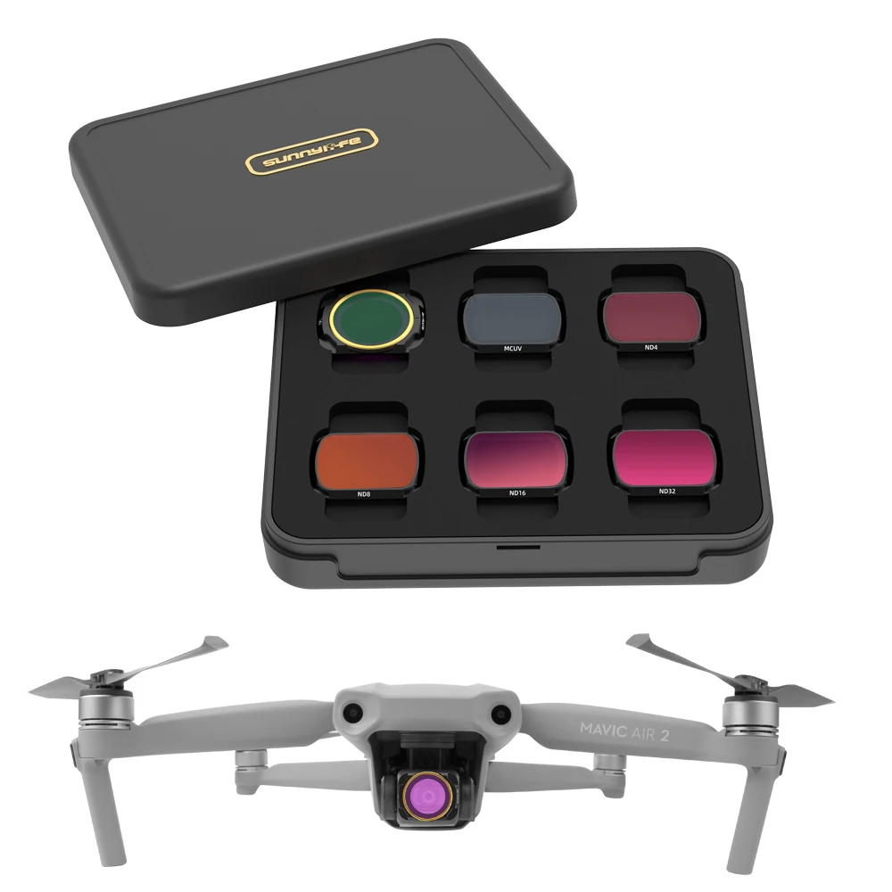 Регулируемый Фильтр для DJI Mavic Air 2 MCUV Polar UV ND32 аксессуары NDPL CPL | Электроника