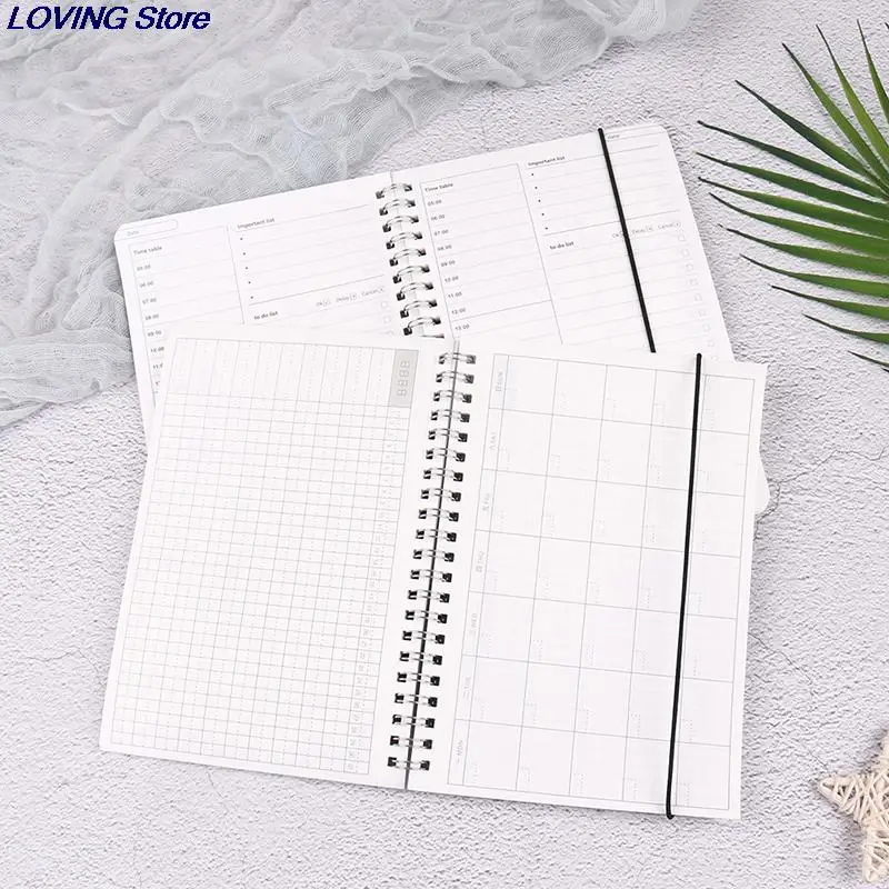 

Notebook Agenda Daily Weekly Monthly Plan Spiral Organizer Schedule Planner Supplies Teacher Planner School Office