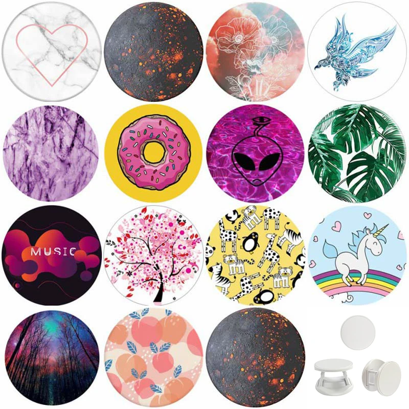 

Hot Marble Nimble Phone Holder Nimble Pocket Socket Finger Ring Expanding Stand Grip Попсокет For Phones and Tablets