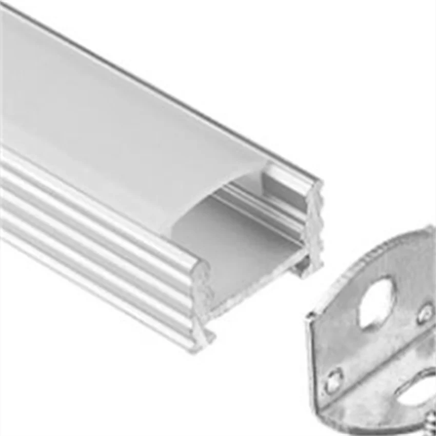 

Free Fast Shipping wholesale 50pcs/lot, 2 meter/pcs Aluminum Slot With Milky &Transparent Cover & End Caps LED Light Bar Profile